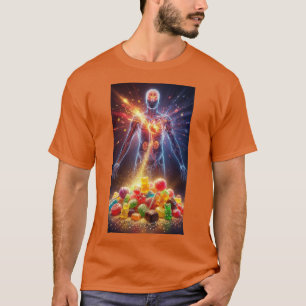 camiseta preta manga longa e corpo humano