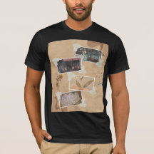 Camiseta preta masculina