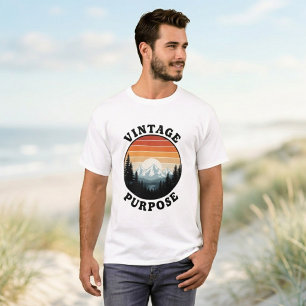 Camiseta Preta Masculina - Citação Vintage, Modern