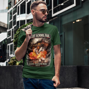 Camiseta Preta Masculina Escola de Ballet Fracasso