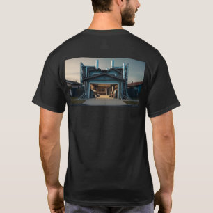 Camiseta preta masculina Garage Tech Upgrade parte