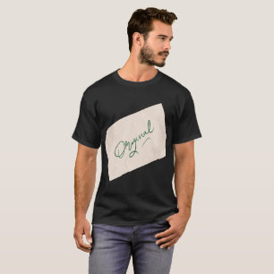 Camiseta preta masculina Original 1