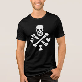 Camiseta preta masculina Red Beard