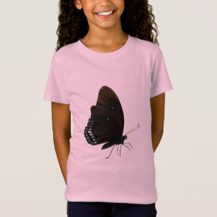 Camiseta Preta Meninas Rosa T-Shirt