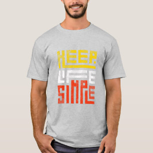 Camiseta Preta Moderna com Citação Motivacional Es