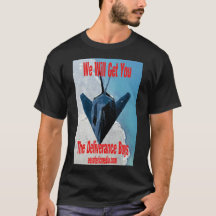 Camiseta preta "Nós Vamos Te Pegar" masculina