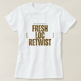 Camiseta Preta Personalizada de Cabelo com Dreadlo