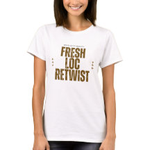 Camiseta Preta Personalizada de Cabelo com Dreadlo
