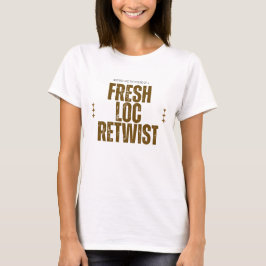 Camiseta Preta Personalizada de Cabelo com Dreadlo