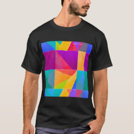 Camiseta Preta Prisma Cósmico
