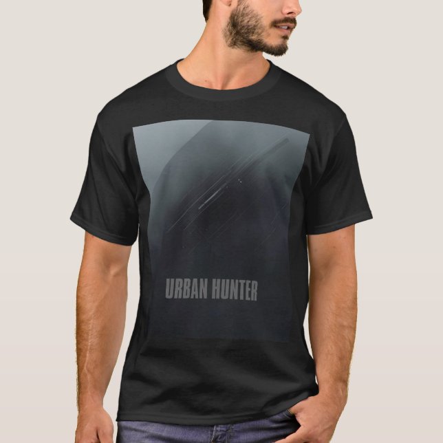 Camiseta Preta Shadow Underground Unisex de Street (Frente)