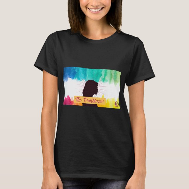 Camiseta Preta The Trailblazer Confidence Archetyp (Frente)