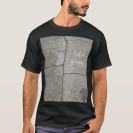 Camiseta Preta Unisex de Concreto Subterrâneo