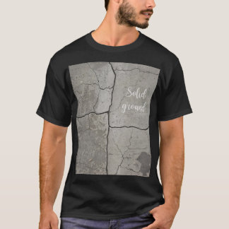 Camiseta Preta Unisex de Concreto Subterrâneo