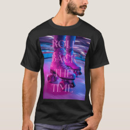 Camiseta Preta Unisex Retro Rolls 90s Streetwear