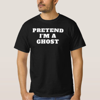 Camiseta Pretend I'm a Ghost Lazy Halloween Costume Idea Gr