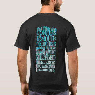 Camiseta Preto 1 do 10:9 T dos romanos de GABC WiM