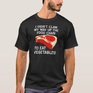 Camiseta Preto Acima Da Cadeia Alimentar