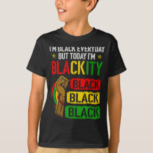 Camiseta Preto africano preto poder juneteenth preto