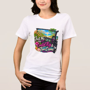 Camiseta Preto - Apenas Eu, Minha Embarcação Costeira & Cri