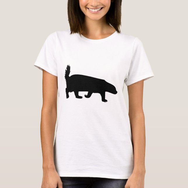 Camiseta Preto-Badger (Frente)