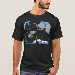 Camiseta Preto Carolina 5 AJ5 Número 23 Gráfico