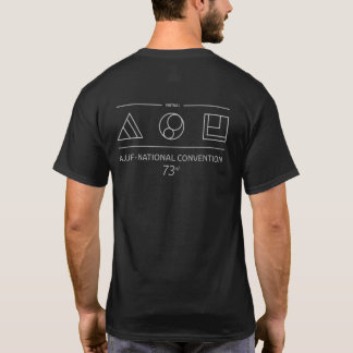 Camiseta Preto com logotipo de Cinza