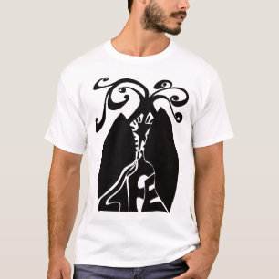 Camiseta Preto da vida do reciclar