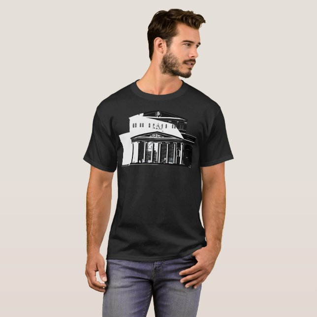 Camiseta Preto de Bolshoi (Frente Completa)