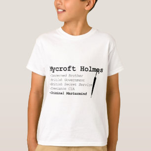 Camiseta Preto de Mycroft