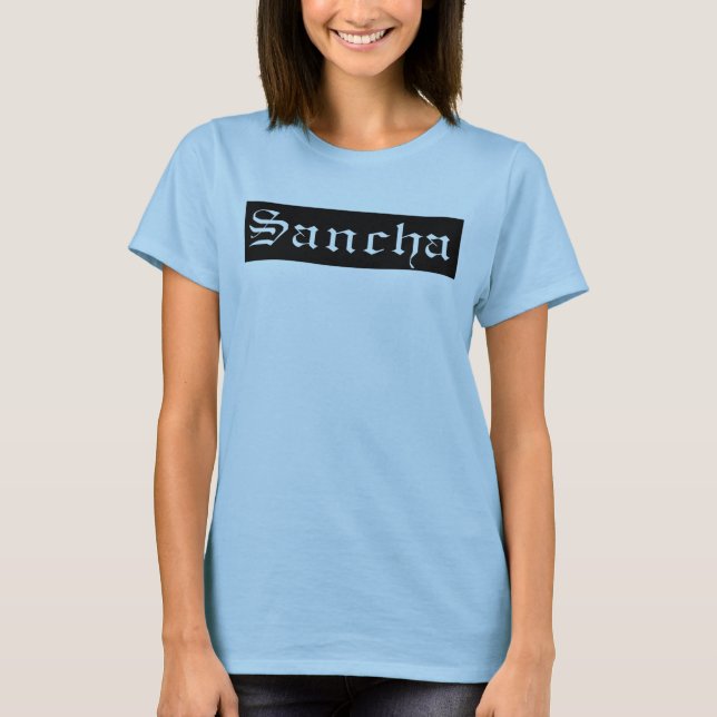 Camiseta Preto de Sancha (Frente)