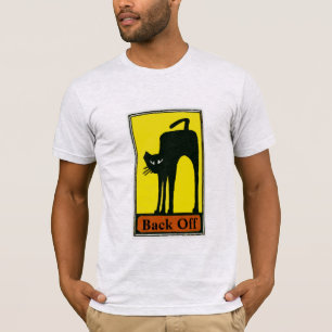 Camiseta Preto desligado, adicionar texto Camisa-T de adult