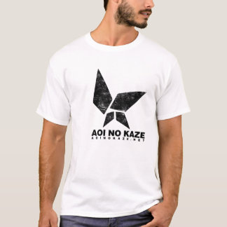 Camiseta Preto do Grunge de ANK no azul
