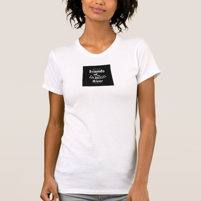 Camiseta Preto do logotipo de FoLAR (Frente)
