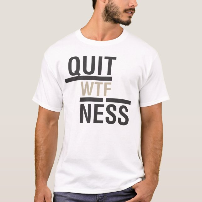 Camiseta Preto do Tshirt 2 de Quitness (Frente)
