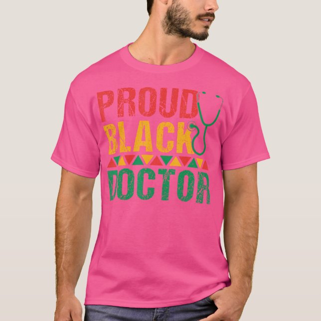 Camiseta Preto Doutor Orgulhoso (Frente)