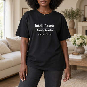 Camiseta Preto É Bela — Presente para Ela