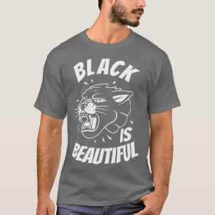 Camiseta Preto É Bonito Pantera Preto