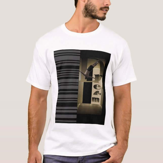Camiseta preto e branco (Frente)