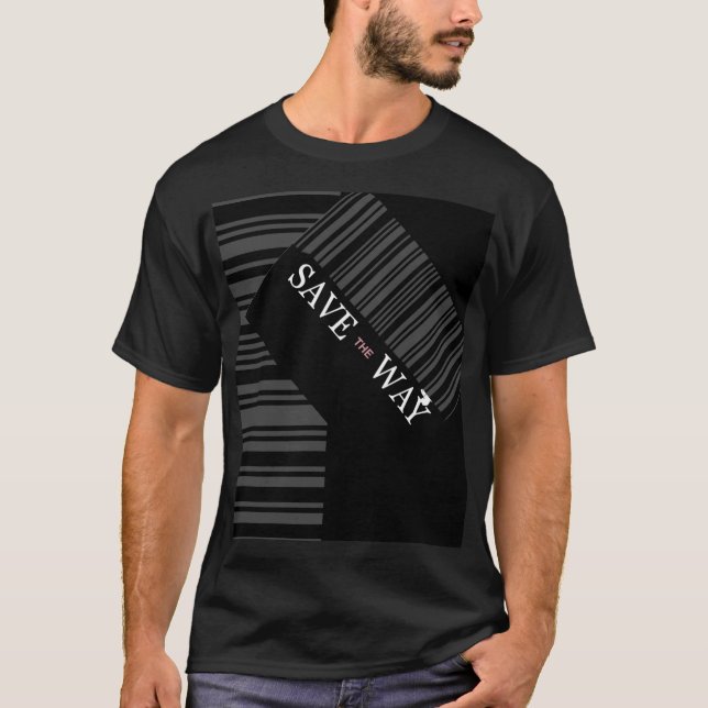 Camiseta preto e branco (Frente)