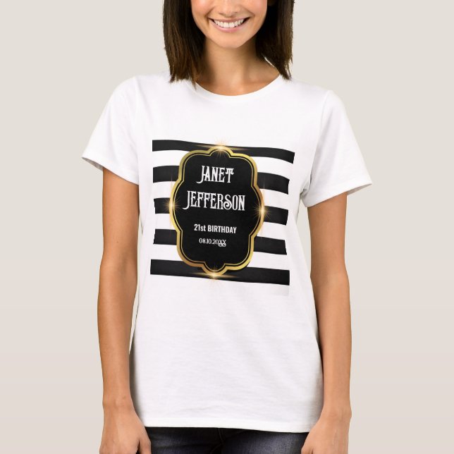 Camiseta Preto e Branco (Frente)