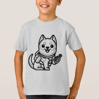 Camiseta PRETO E BRANCO #18 - Cão de Aventura