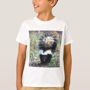 Camiseta Preto e branco do gambá