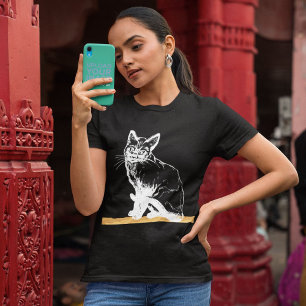 Camiseta Preto E Branco Encantador, Tástico