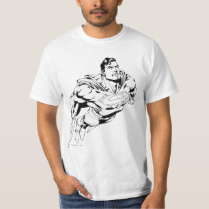 Camiseta Preto e Branco Superman 1