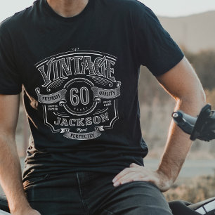 Camiseta Preto e Branco Vintage Envelhecido à Perfeição Ani