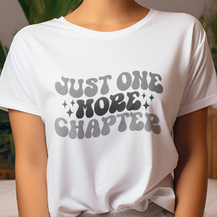 Camiseta Preto e Cinza só mais um livro de capítulo