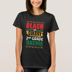 Camiseta Preto e Elegante Professor(a) da 2ª Série História