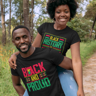 Camiseta Preto e Orgulhoso