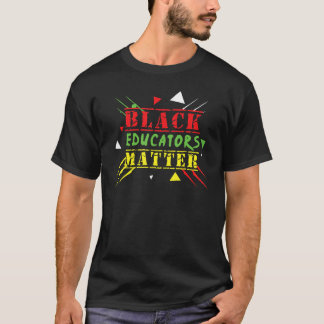 Camiseta Preto Educador Negro Orgulho de Professores Negro 
